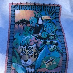 Vintage single stitch San Diego zoo jungle T